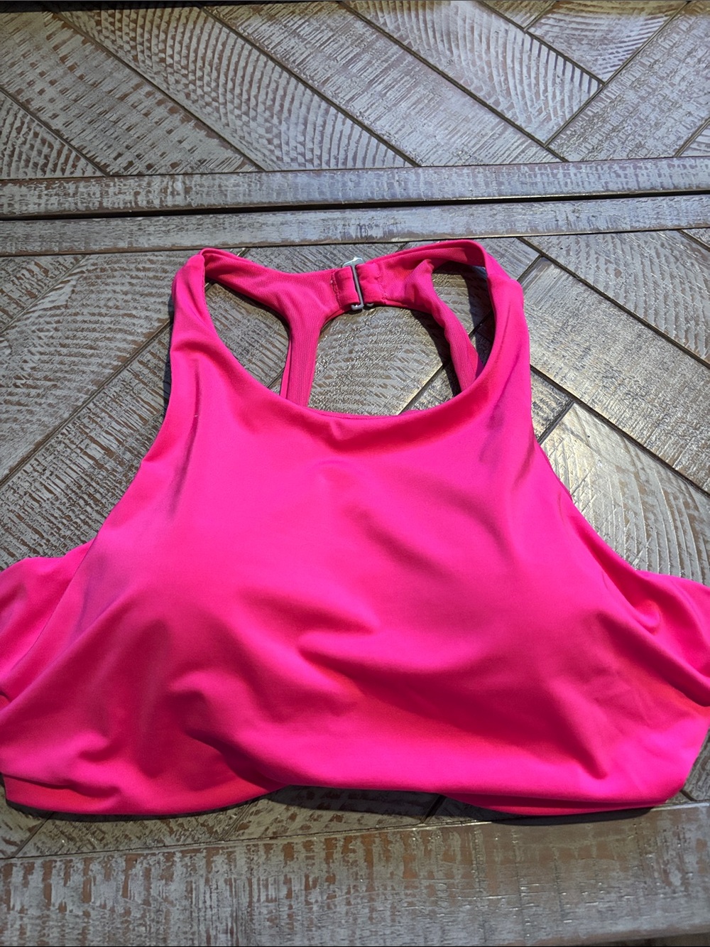 Athleta Hot Pink Racerback Swim Top